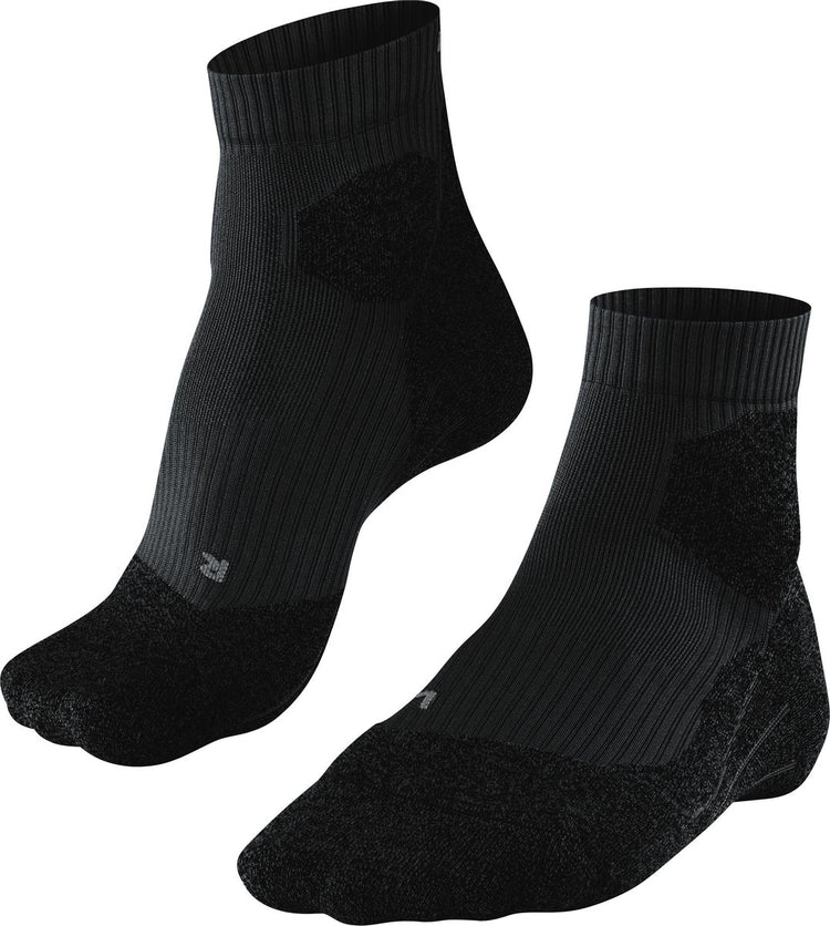 Falke ru Trail Anti-Blasen-Funktionsmaterial Laufsocken Herren Schwarz - Größe 46-48