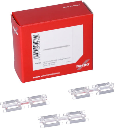 Herpa Hänsch DBS 5000 Schwenkbalkenkarre, transparent (12 Stk.)