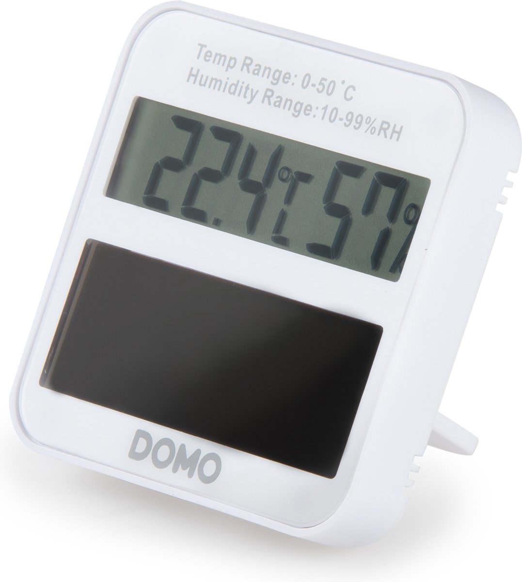 Domo do3101 Hygrometer – Wetterstation – Feuchtigkeitsmesser – Innenthermometer – Weiß