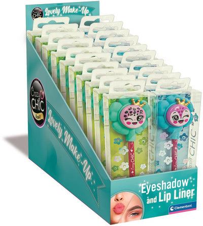 Clementoni Crazy Chic Lidschatten und Lipiner Bloem - türkisblau