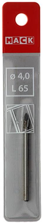 Mack 1018282 - Glasfliesenbohrer ø 4,0 x 65 mm | 5 Stück