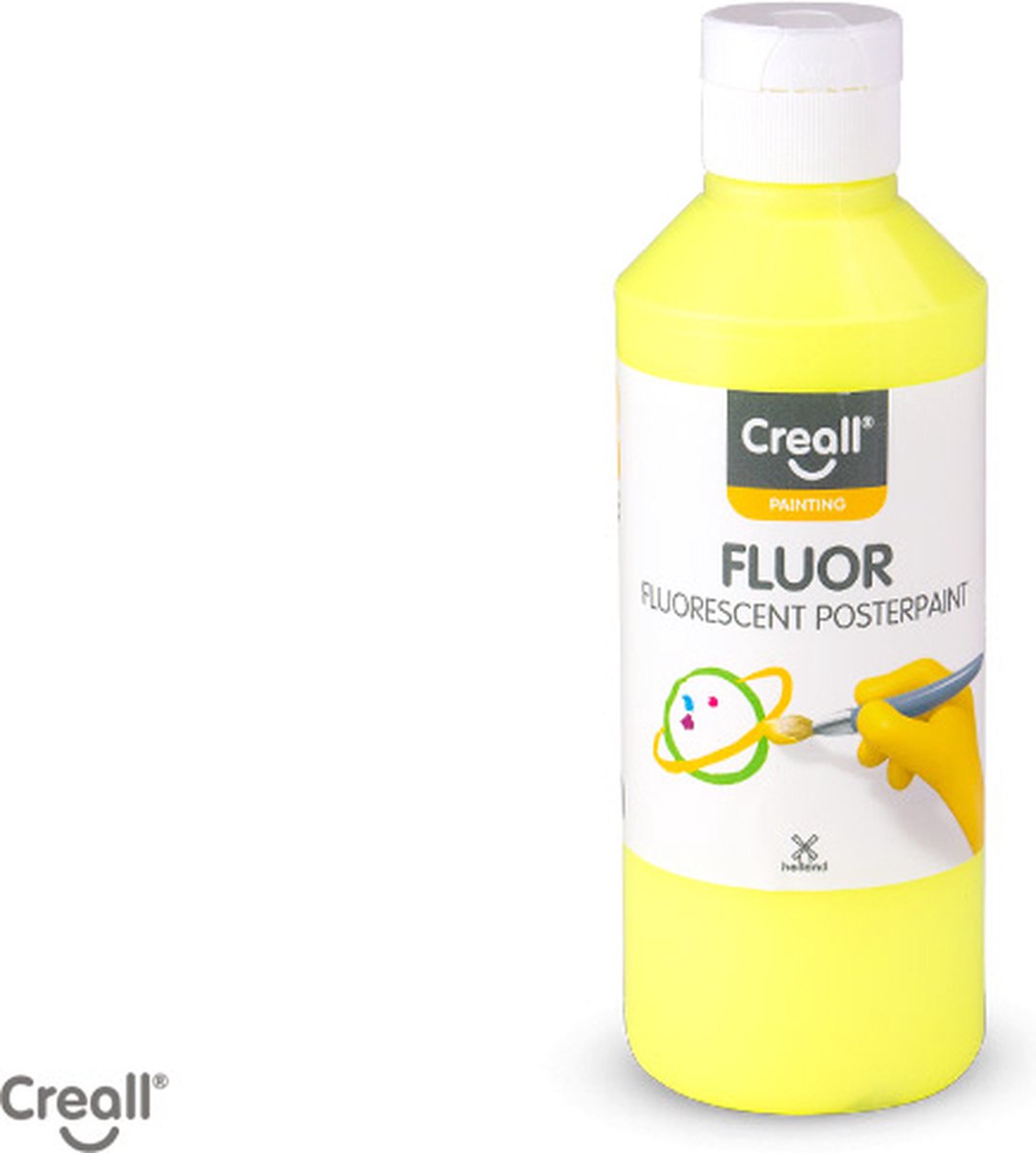Creall fluoreszierendes Gouachegelb - uni