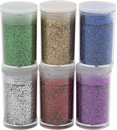 Creativ Company Bio Sparkles, verschiedene Farben, 6x7 ml 1 Box