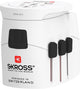 Skross - Reiseadapter - Welt nach Europa - mit Schukostecker (ohne Schweiz Italien) + 2xUSB 2400 mA