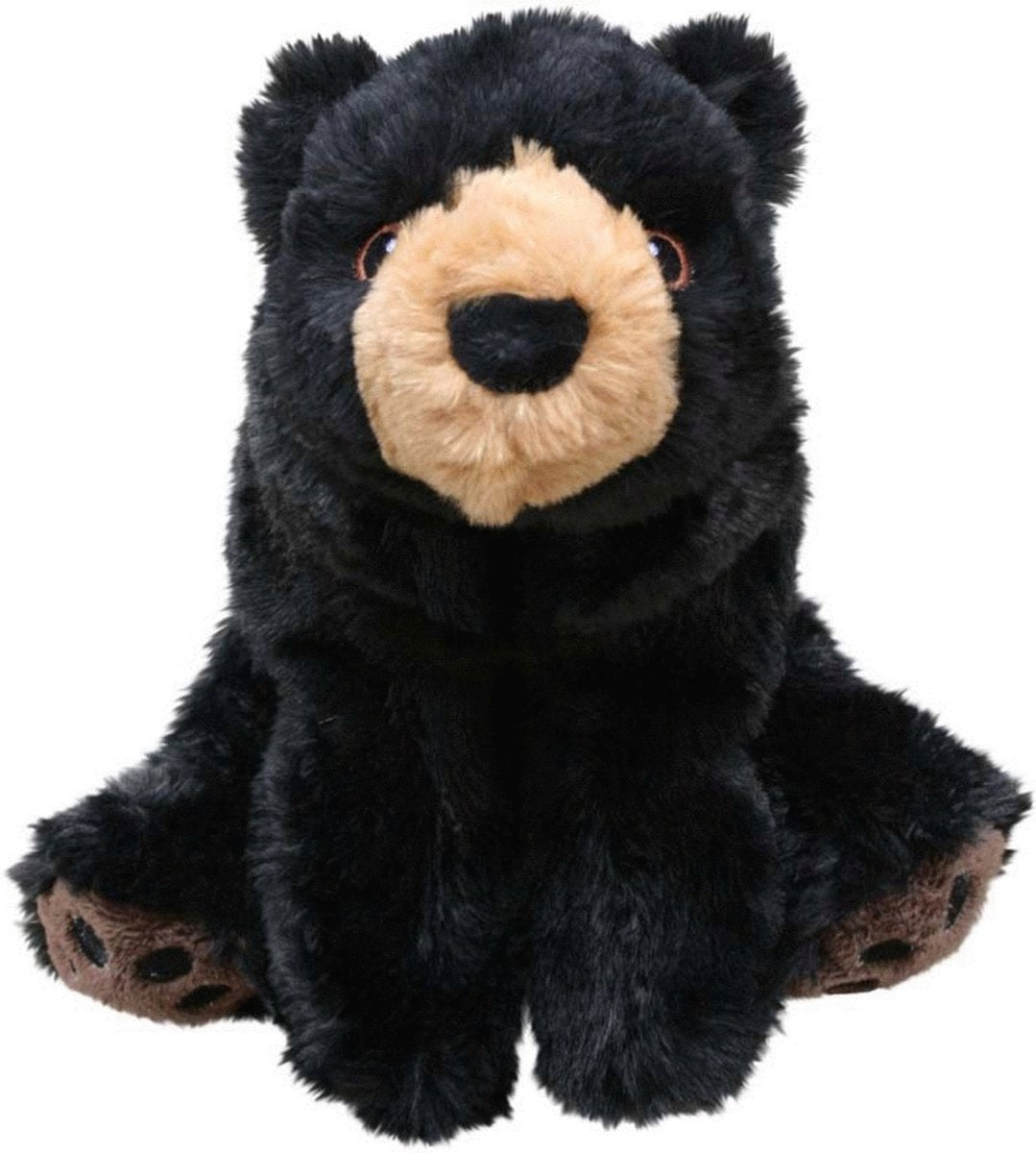 Kong Comfort Kiddos Bär – Hundespielzeug – Schwarz, groß