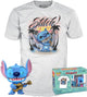 Funko-Pop-T-Shirt! Disney – Stitch Exclusive Flocked Edition – Größe L