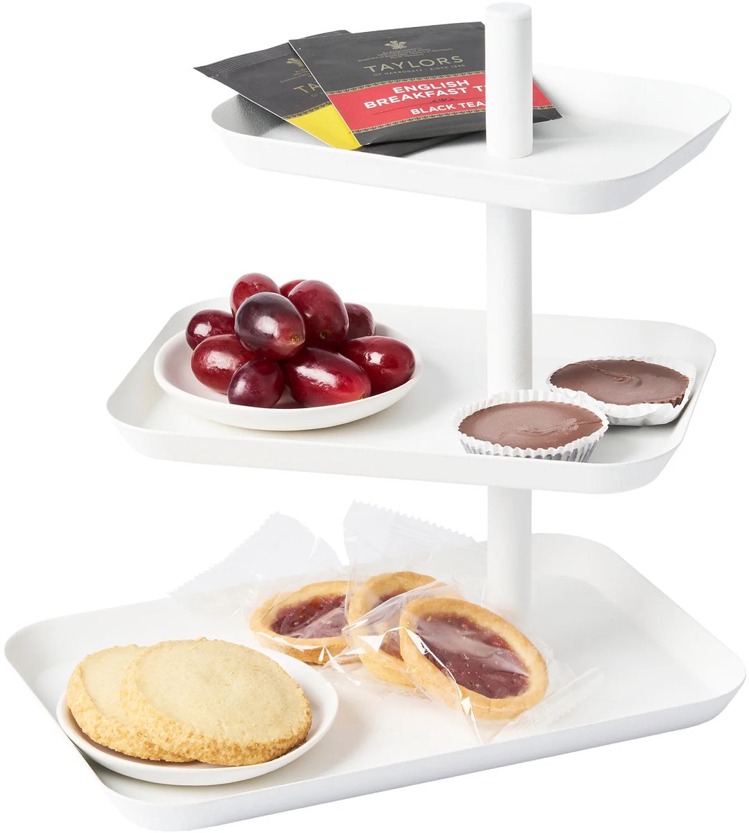 Yamazaki Etagere 3-lagig - Turm - Weiß