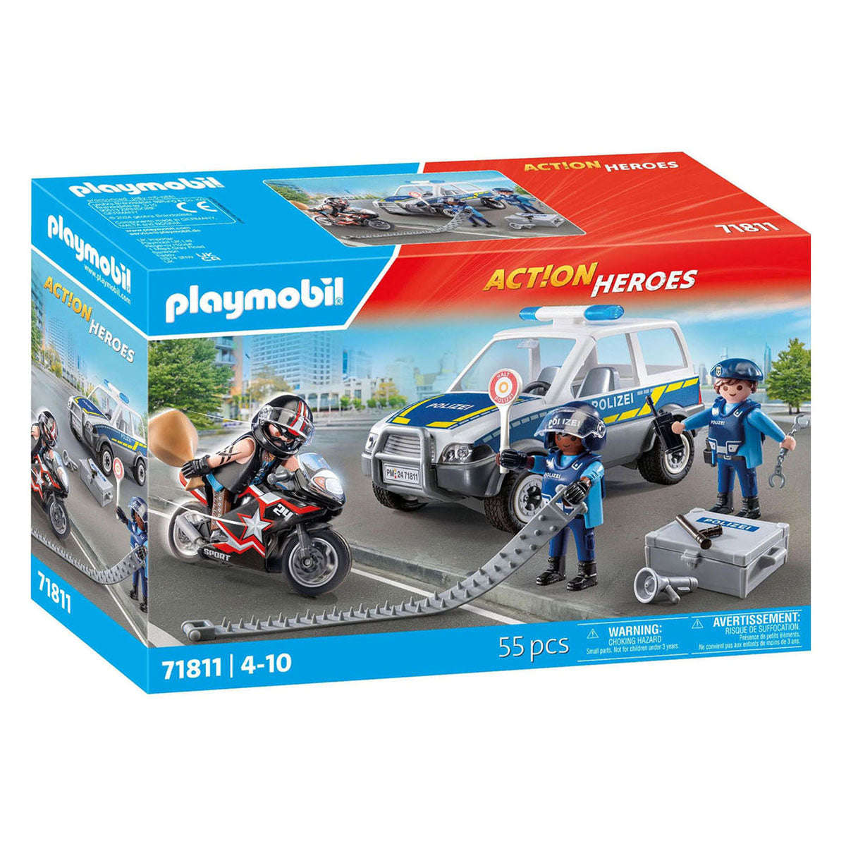 Playmobil-Actionhelden-Polizeieinsatz – 71811