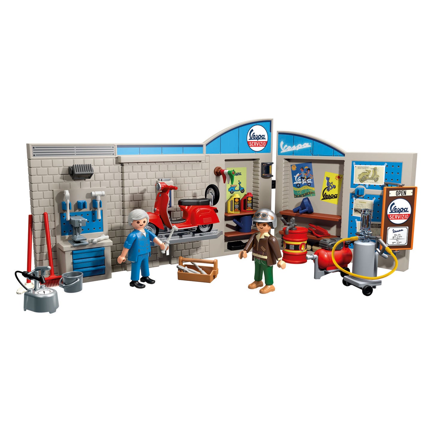 Playmobil 60s Workshop mit Vespa