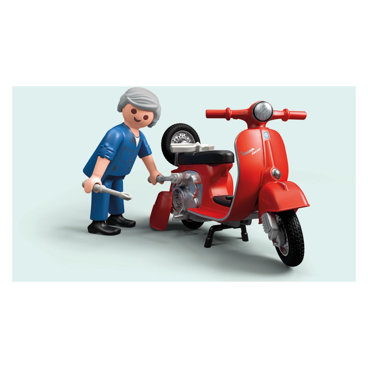 Playmobil 60s Workshop mit Vespa