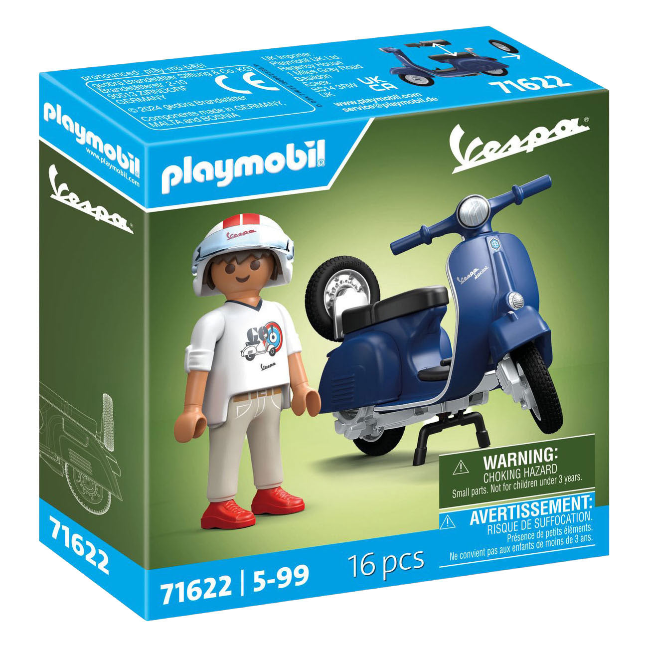 Playmobil 71622 1969 150 Sprint Veloce, Blau