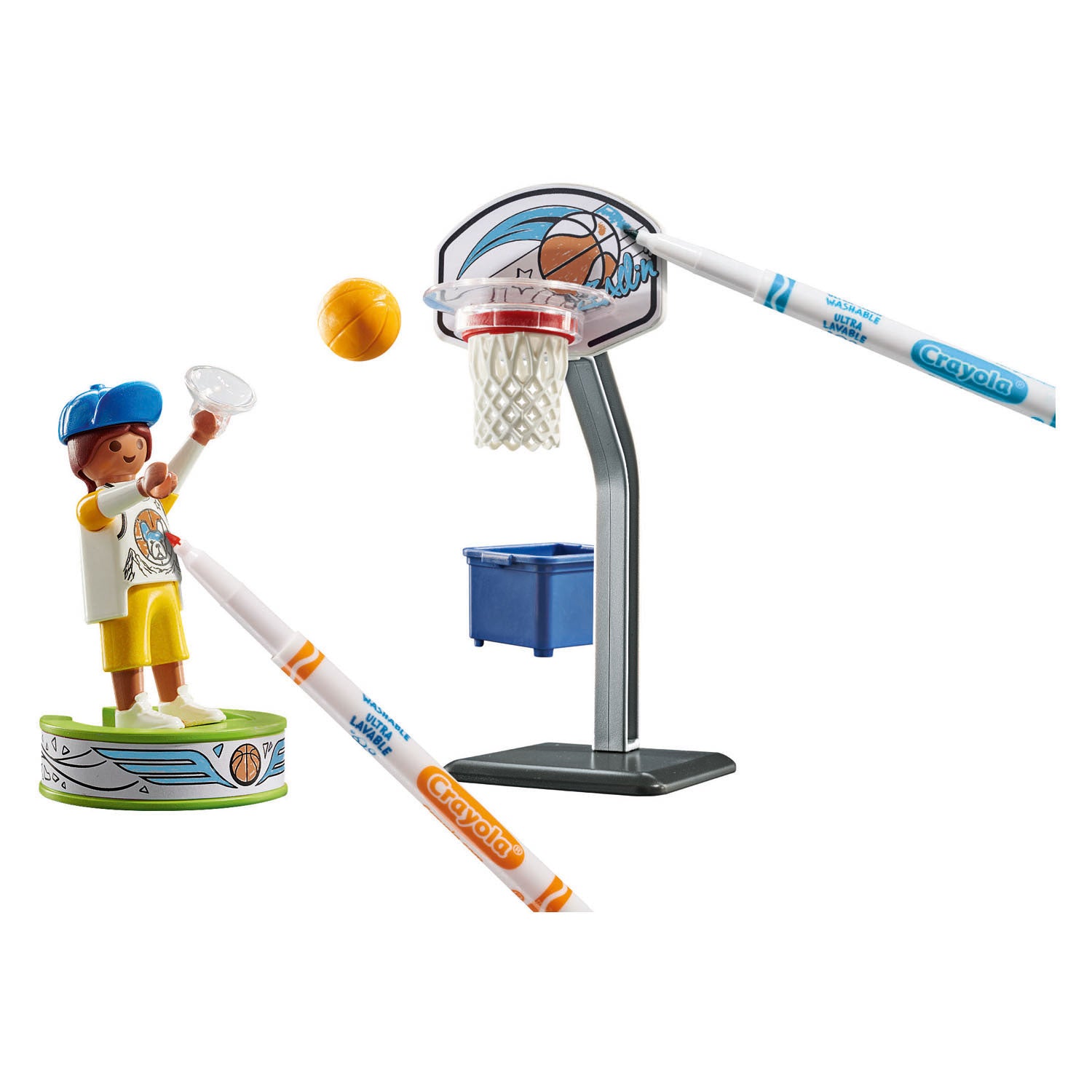 Playmobil Farben-Skater mit Basketball – 71516