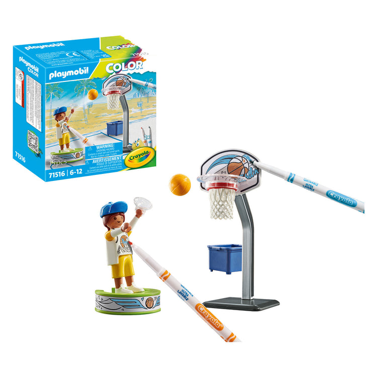Playmobil Farben-Skater mit Basketball – 71516