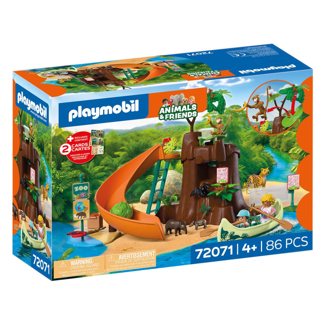 Playmobil Tiere Freunde Zoo Dschungelabenteuer – 72072