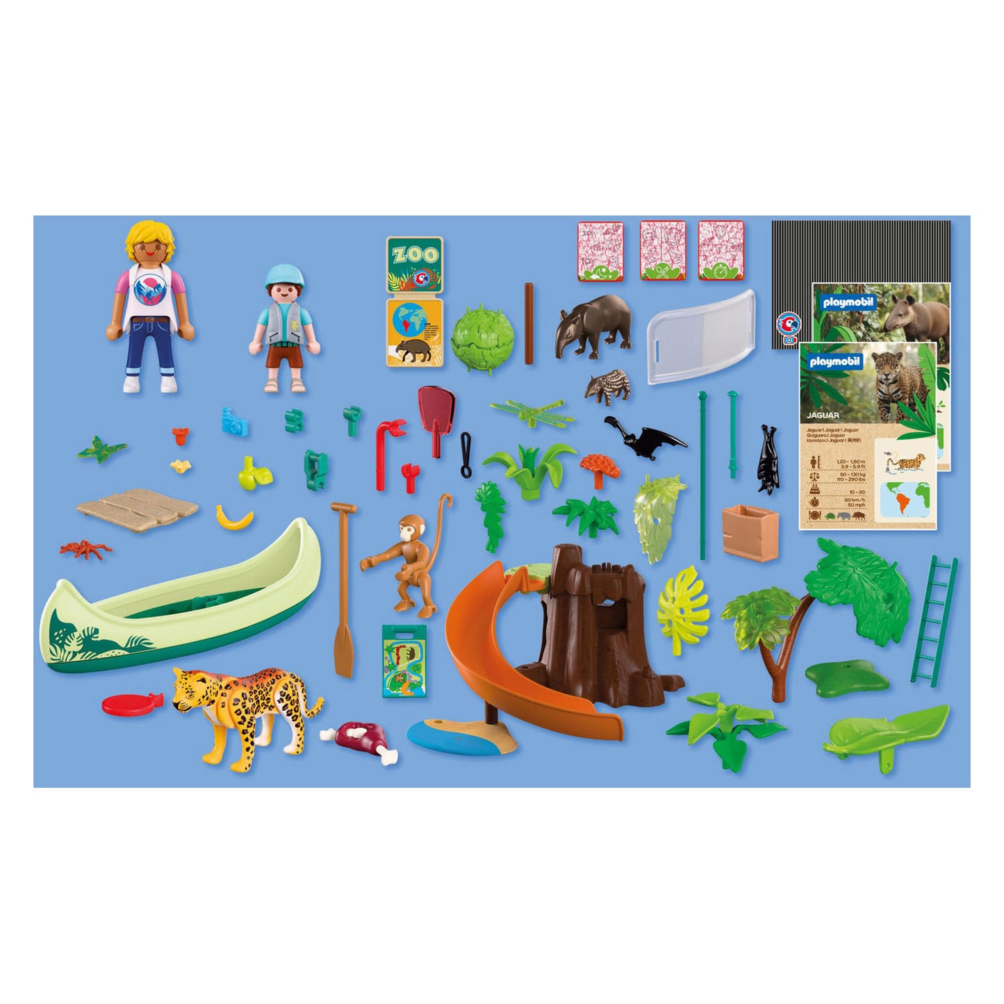 Playmobil Tiere Freunde Zoo Dschungelabenteuer – 72072