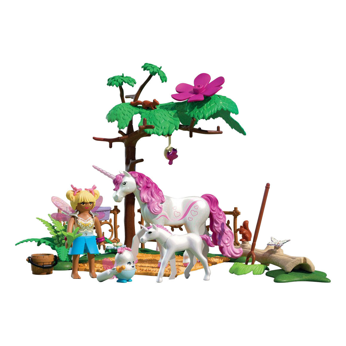Playmobil 71839 Magisches Einhorn -Stabilen für Mutter und Fohlen