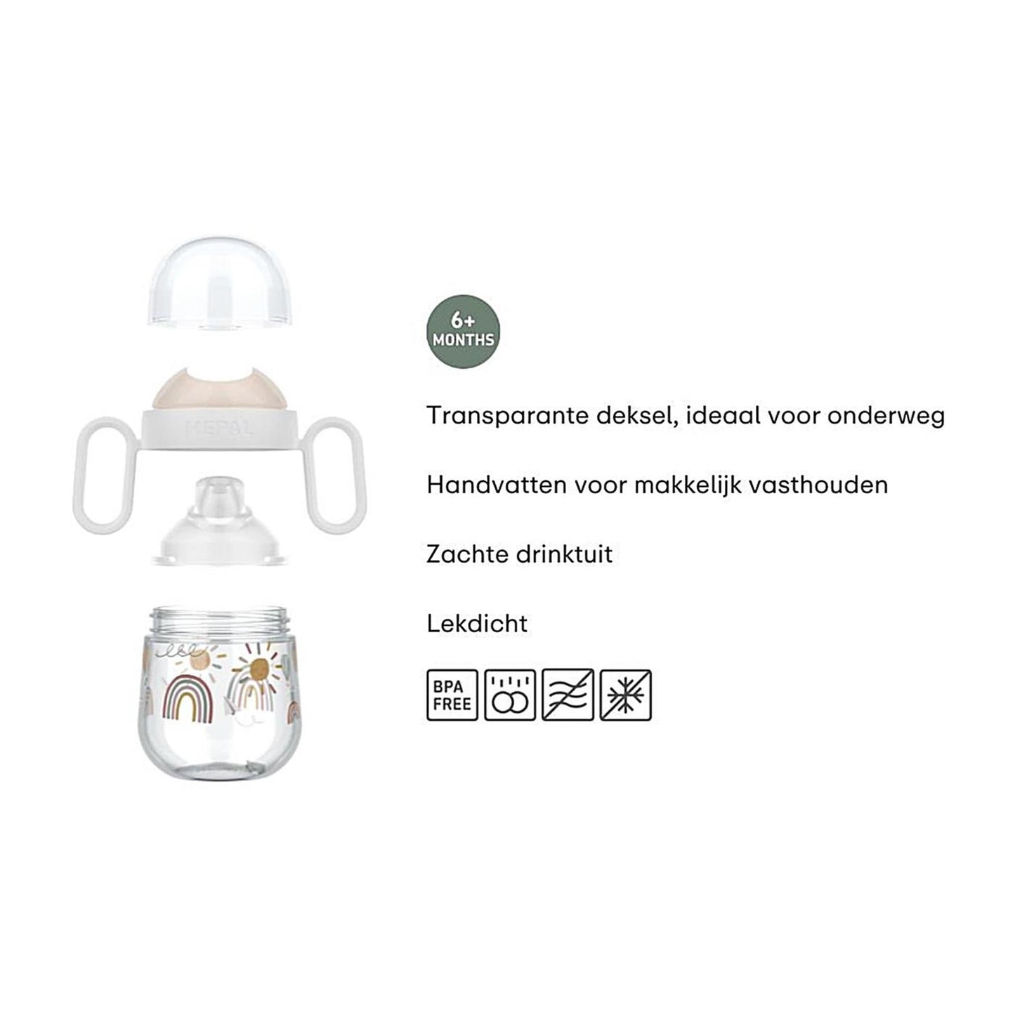 Mepal Sunshine Rainbow Trinkbecher 200ml