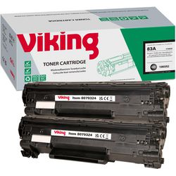 Tonerkartusche Viking kompatibel HP CF283AD Schwarz 2 Stück