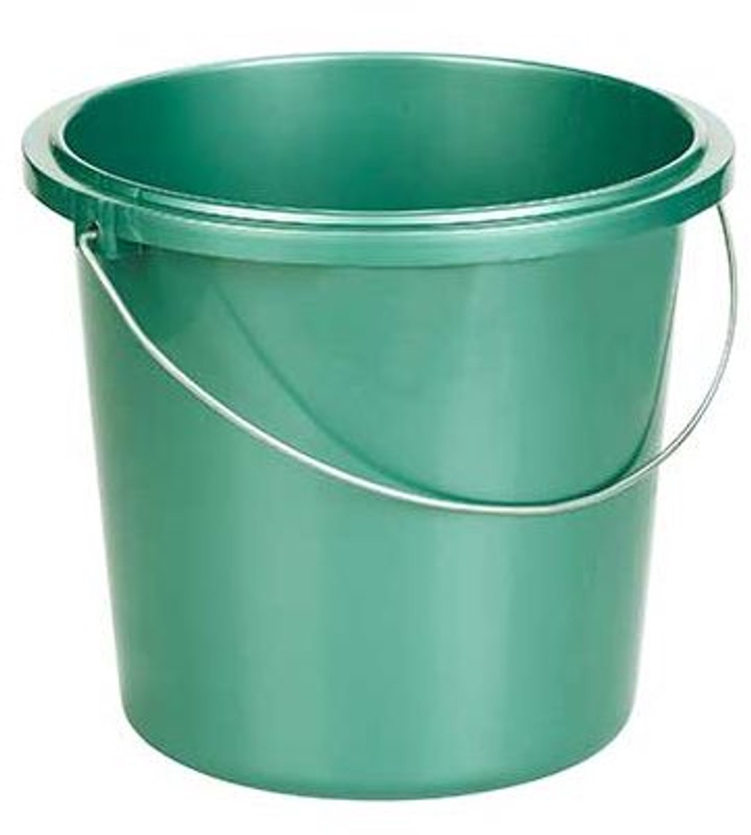 Allibert Basic Eimer grün 13l - Metallhalterung