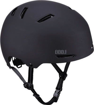 BBB Cycling Wave Kinderfahrradhelm – 3 bis 7 Jahre – leicht – verstellbar – waschbare Polsterung – Fahrradhelm Mädchen und Jungen – Fahrradhelm Kinder – mattschwarz – klein: 51–55 cm – BHE-150