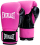 Everlast Powerlock und Trainings-(Kick-)Boxhandschuhe mit Klettverschluss, rosa schwarz, 12 oz