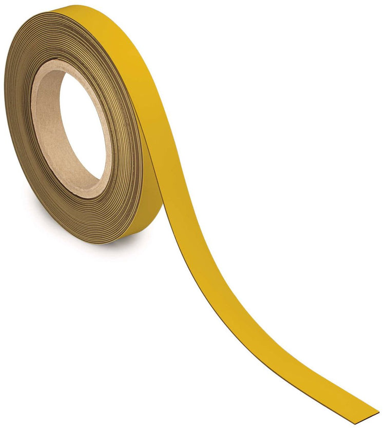 Maul Magnetband - gelb - Metall - beschreibbar - 1 Stück - 10 m x 20 mm x 1 mm