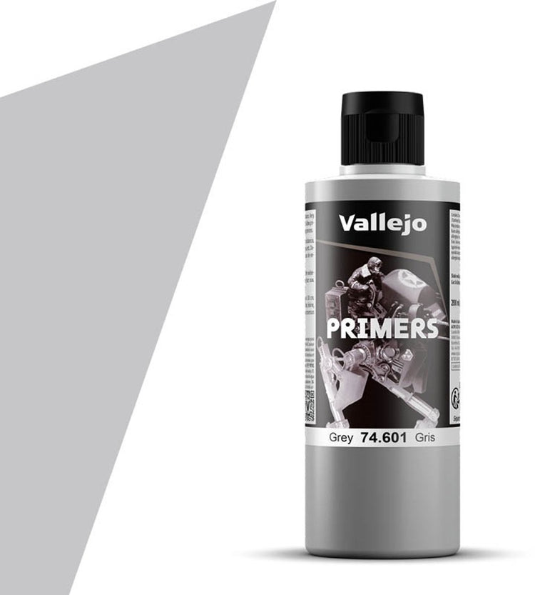 Vallejo Hobby Paint Acrylfarbe – 74601 Grau – Grundierung – Acrylfarbe Flasche – 200 ml