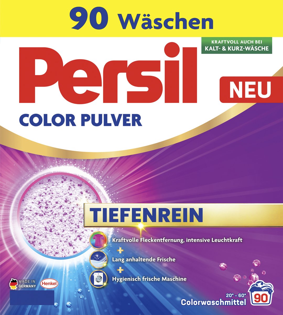 Persil Profi-Pulver-Color - Waschmittel - Buntwäsche - 90 Wäschen - Großverpackung