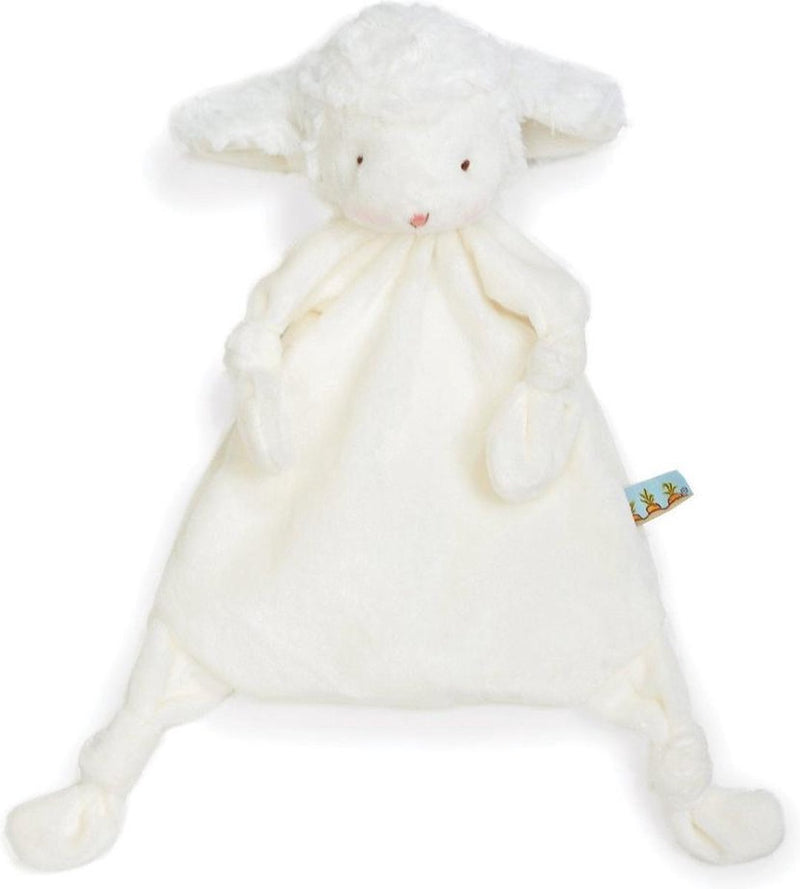 Bunnies by the Bay Kiddo das Lamm Kuscheltuch – Schnullertuch – extrem weich – maschinenwaschbar – Lamm – 30 cm – weiß
