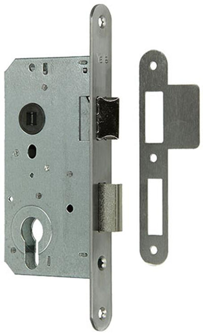 Yale 1019040 – 1 Doppel-Einsteckschloss L R Edelstahl A2656 50 mm | 1 Stk