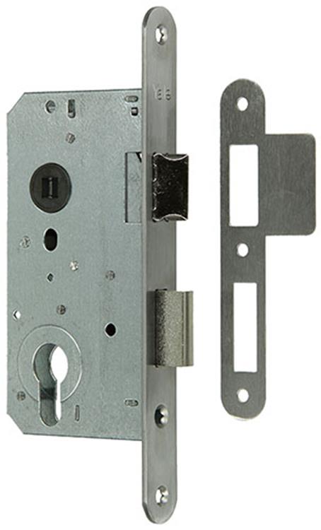 Yale 1019040 – 1 Doppel-Einsteckschloss L R Edelstahl A2656 50 mm | 1 Stk