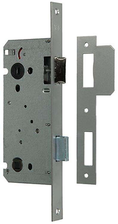 Yale 1019043 – 1 WC-Schloss mit Doppeleinsatz, umkehrbar, BA1553, 55 mm | 3 Stück