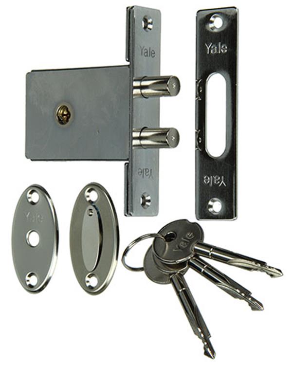 Yale 1019102 – 1 Sicherheits-Einsteckriegel doppelt | 1 Stk
