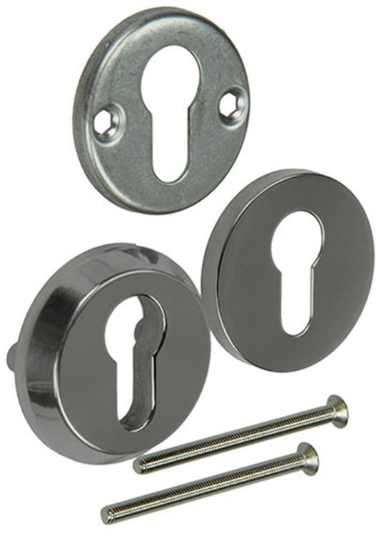 Yale 1019111 - Sicherheitsrosette Messing poliert ø55mm | 2 Stk