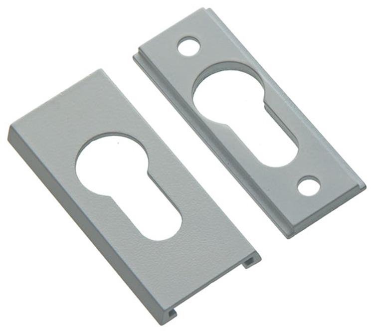 Yale 1019112 - 1 Sicherheitsprofilzylinder PZ 6mm Aluminium weiß | 2 Stk
