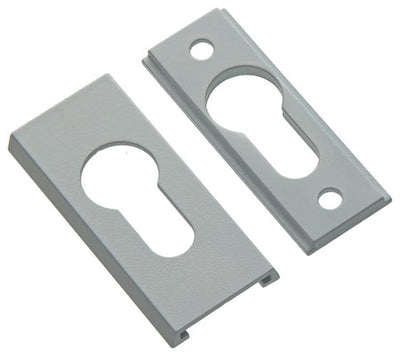 Yale 1019112 - 1 Sicherheitsprofilzylinder PZ 6mm Aluminium weiß | 2 Stk