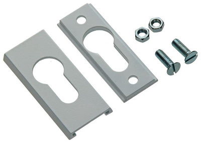 Yale 1019112 - 1 Sicherheitsprofilzylinder PZ 6mm Aluminium weiß | 2 Stk