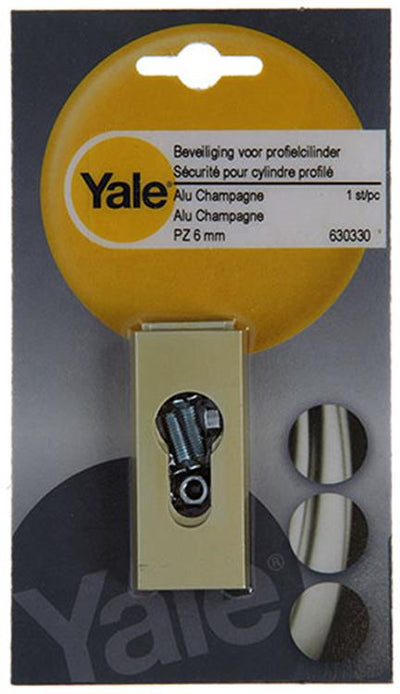 Yale 1019113 – 1 Sicherheitsprofilzylinder PZ 6 mm Aluchamp | 2 Stk