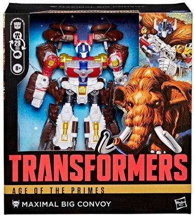 Hasbro Transformers Age of the Primes Leader Class Actionfigur Maximal Big Convoy 19 cm große Actionfigur