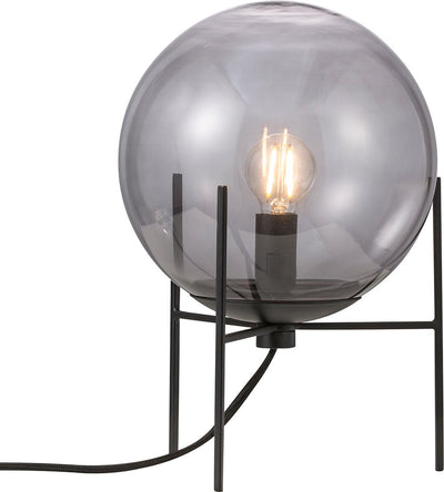 Nordlux Alton 20-Tischlampe-E14-Rauchglas schwarz