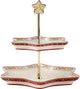 Markenlos ohne Marke Villeroy Boch Winter Bakery Delight Etagere Holly 25,5 cm