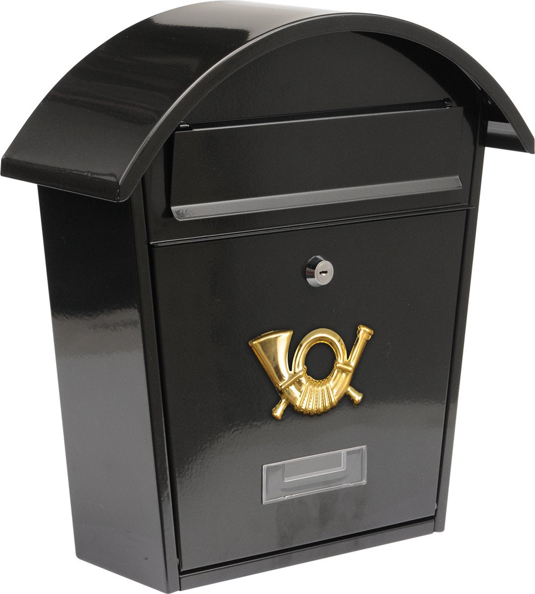Vorel Briefkasten schwarz mit 2 Schlüsseln - 380x320x105 mm