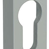Yale 1019119 - 1 Sicherheitsprofilzylinder PZ 9mm Aluminium-Weiß | 2 Stk