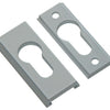 Yale 1019119 - 1 Sicherheitsprofilzylinder PZ 9mm Aluminium-Weiß | 2 Stk