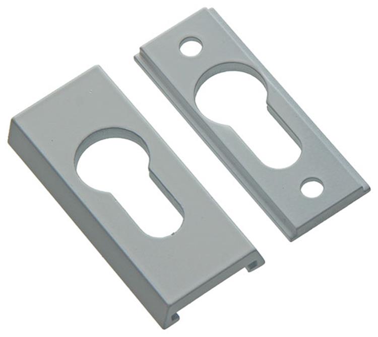 Yale 1019119 - 1 Sicherheitsprofilzylinder PZ 9mm Aluminium-Weiß | 2 Stk