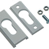 Yale 1019119 - 1 Sicherheitsprofilzylinder PZ 9mm Aluminium-Weiß | 2 Stk