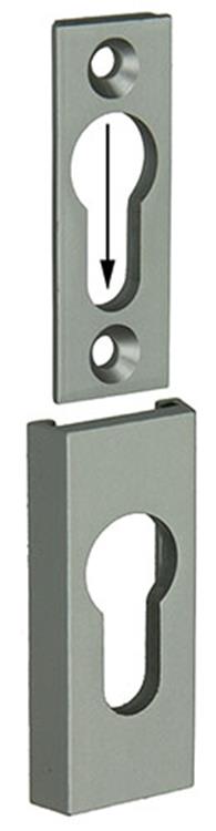 Yale 1019122 - 1 Sicherheitsprofilzylinder PZ 9mm Aluminium | 2 Stk