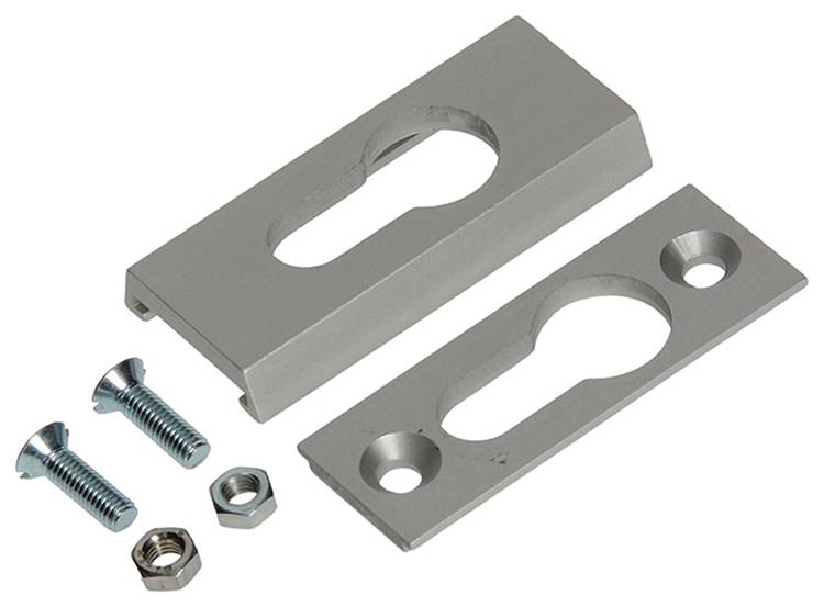 Yale 1019122 - 1 Sicherheitsprofilzylinder PZ 9mm Aluminium | 2 Stk