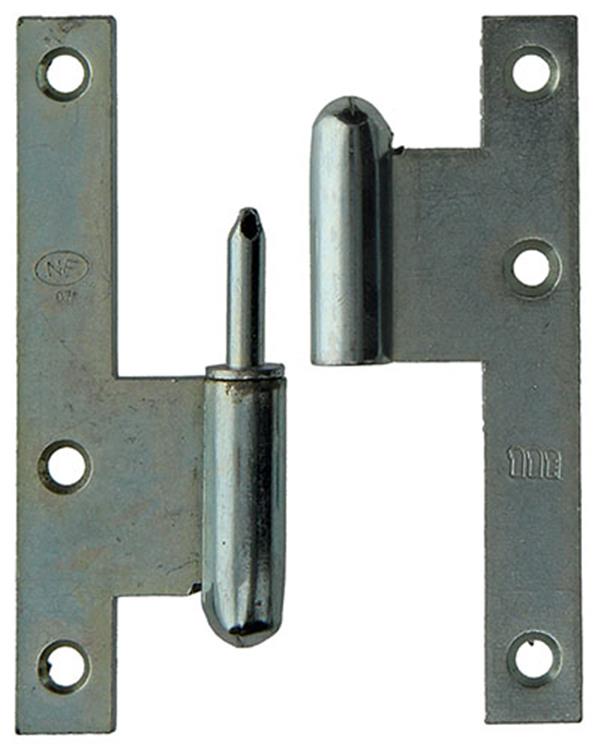 Yale 1019128 - 3 Stahlscharniere Bichromat L 110x70mm | 2 Stk