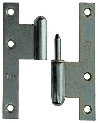 Yale 1019129 - 3 Stahlscharniere Bichromat R 110x70mm | 2 Stk